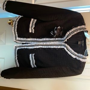 WHBM Black and White jacket